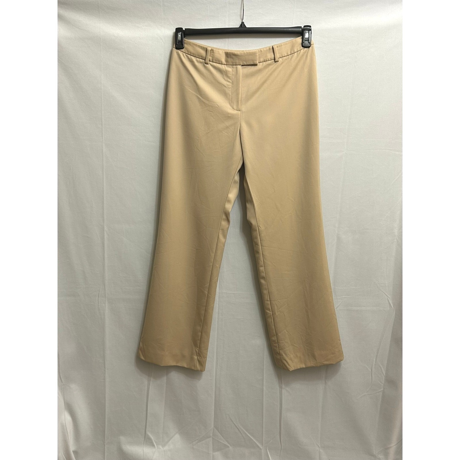 Brooks Brothers Caroline Fit Tan 100% Wool Dress Pants Beige Women 10 Straight